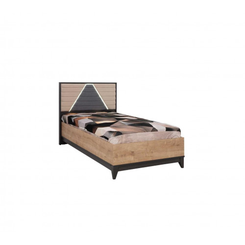 Bett 120 cm Kinderbett Bettrahmen Kinderzimmer Braun Holz Betten Neu