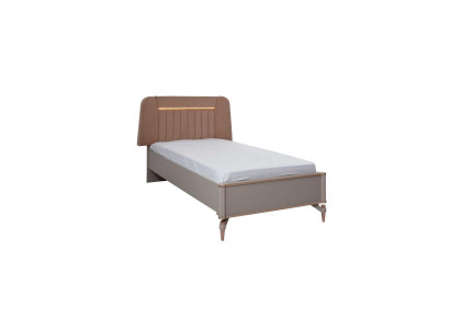Kinderbett Bettrahmen Bett Kinderzimmer Bettgestelle Rosa Stoff LED