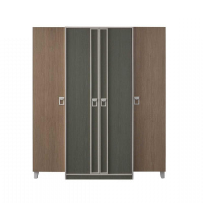 Komplette Kindermöbel Kinderbett Bett Holz Set 5tlg Kinderzimmer Grau