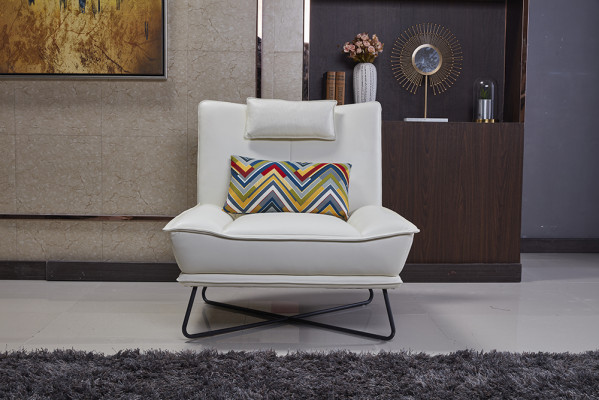 Luxus Stuhl Polster Cocktail Relax Lounge Club Stühle Möbel Design Sessel Weiß