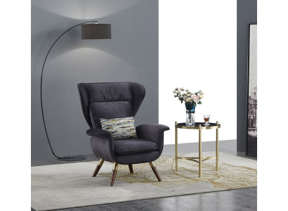 Sessel Design Couch Sofa Sitzer Luxus Ohren Sitz Relax Leder Lounge Club Polster