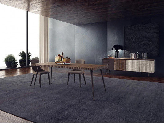 Komplett Einrichtung Esstisch Stühle Set Design Tisch Esszimmer Sideboard