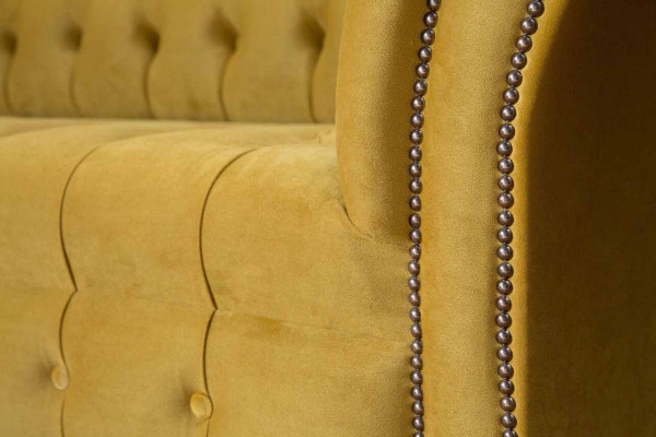 Chesterfield Sofagarnitur 2+1 Sitzer Design Polster Modern Garnitur