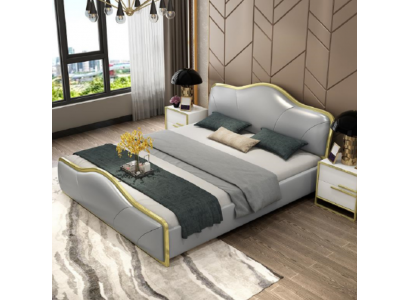 Schlafzimmer Bett Polster Design Luxus Doppel Hotel Betten Holz Möbel