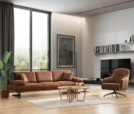 Wohnzimmer Set 2tlg Modern Viersitzer Sofa Couch Luxus Sessel Sofagarnitur