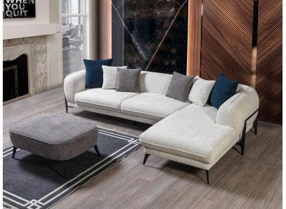 Wohnzimmer Ecksofa L-Form Polstersofas Luxus Modern Möbel Sofa Couch