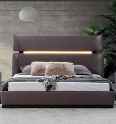 Schlafzimmer Luxus Bett Modern stilvolles Modern Bett grau 180x200