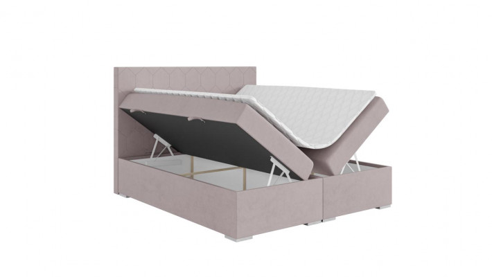Bett Polster Design Doppelbett Schlafzimmer Textil Möbel Luxus Boxspringbett