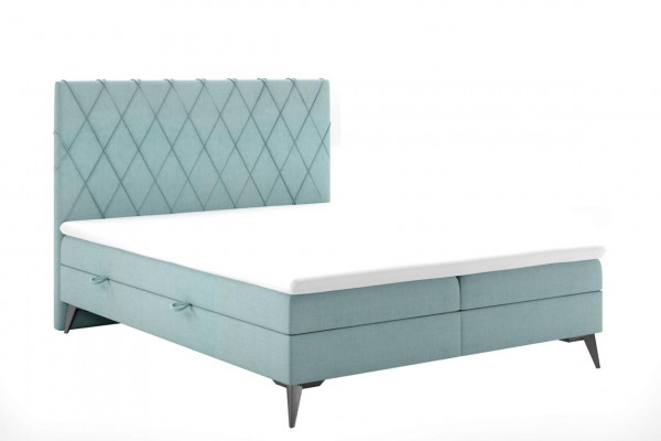 Schlafzimmer Bett Luxus Möbel Polster Stoff Modern Design Boxspringbett