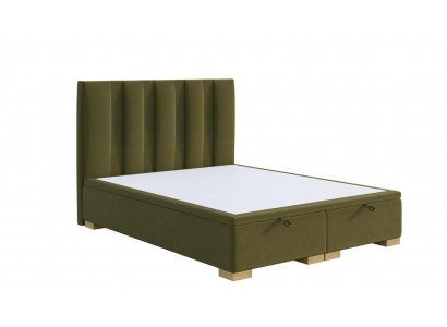 Schlafzimmer Bett Doppelbett Modern Designer Möbel Grün Polsterbett
