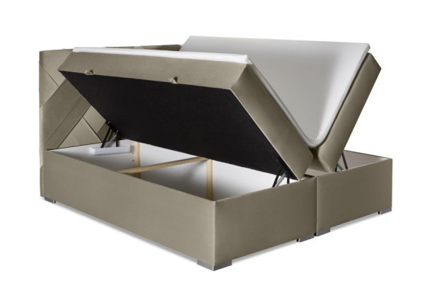 Luxus Bett Designer Schlafzimmer Polstermöbel Modern Doppelbett Boxspringbett