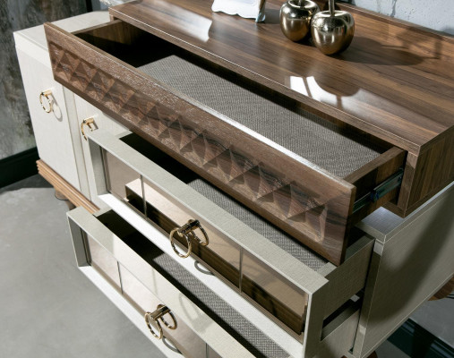 Möbel Schlafzimmer Design Schminktisch Spiegel Holz Sideboard Konsole