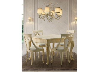 Esszimmer Stühle Holz Luxus Sessel Stuhl Beige Lehn Wohnzimmer Möbel Beige Neu