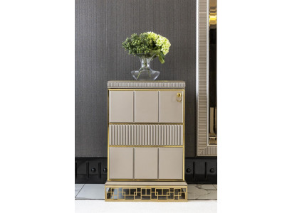 Kommode Beige Luxus Schrank Elegantes Kommoden Stil Modern Möbel Schön Neu