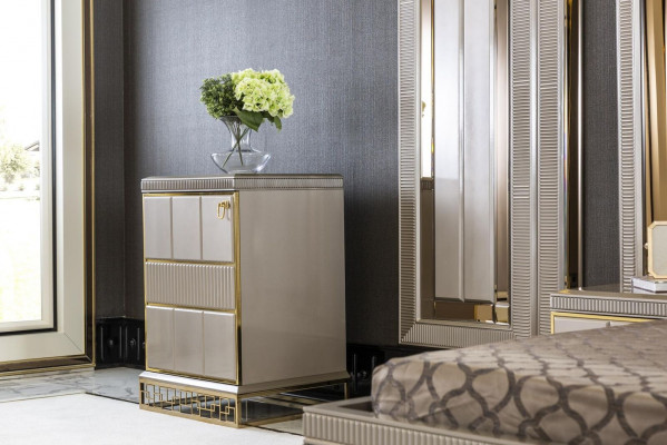 Kommode Beige Luxus Schrank Elegantes Kommoden Stil Modern Möbel Schön Neu