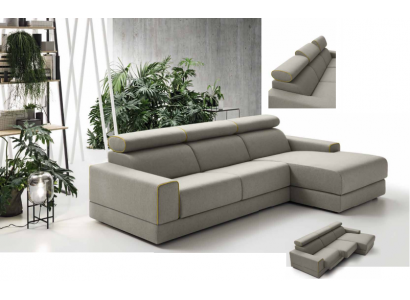 Ladestation Eckcouch Sofa Couch Sofas Couchen Garnitur Möbel Stoff alfitalia Neu