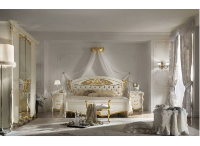 Schlafzimmer Bett Design Betten 4tlg. Set Klassische Italien Möbel Nachttisch