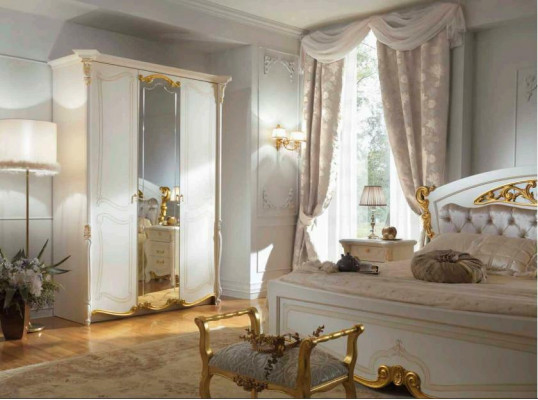 Kleider Schrank Kleiderschränke Design Spiegel Möbel Wohnen Möbel Holz Neu