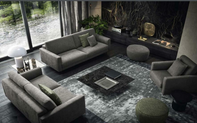 Luxus Möbel Wohnzimmer Sofas Sofa 3 Sitzer Modern alfitalia Couchen Italien Neu