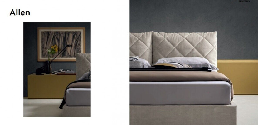 Designer Bett Stoff Hotel Holz Betten Doppel Schlaf Zimmer Luxus Modern Italien