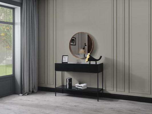 Spiegel Klassischer Holz Wandspiegel Spiegel Design Braun Wohnzimmer Neu