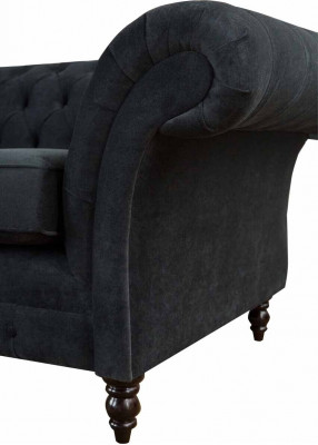 Chesterfield Rosa Neu Dreisitzer Stoff Design Couchen Polster Sofa Neu