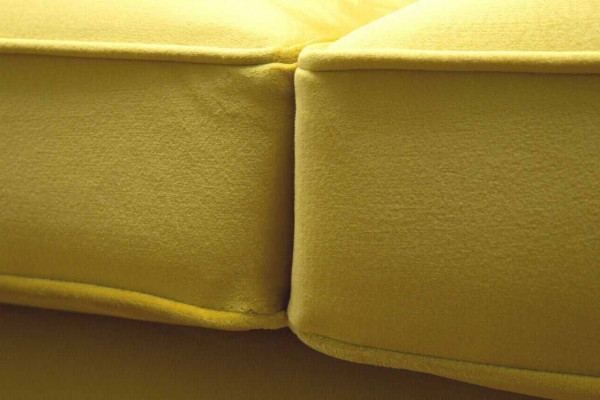 Textil 3 Sitzer Blau Stoff Design Couch Polster 230cm Sofa Chesterfield