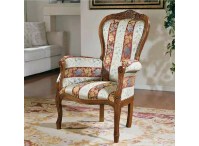 Klassischer Designer Sessel Wohnzimmermöbel Sitzmöbel Textil Möbel Neu