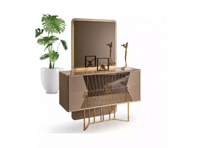 Schminktisch Luxus Schlafzimmer Kosmetiktisch Spiegeltisch Kommode Sideboard