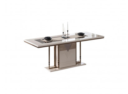 Luxus Esstisch Esszimmertisch Tisch Esszimmer Modern Holz Weiß 200cm