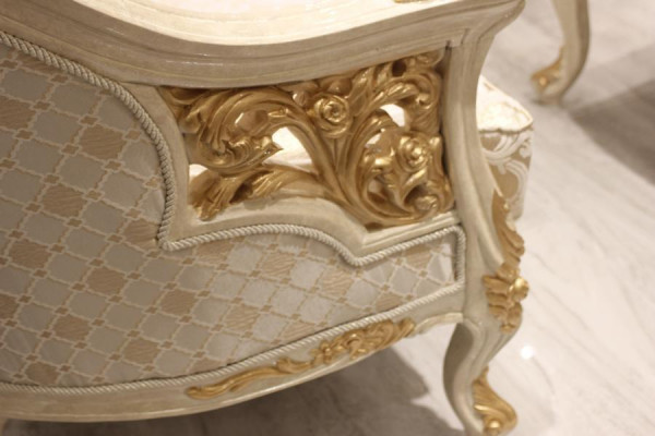 Exklusive luxus Sofagarnitur 3 3 1 1 Sitzer Modern Wohnzimmer Set Edlem Set