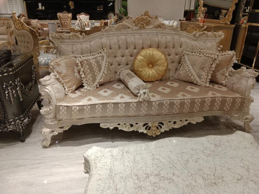 Exklusives Wohnzimmer Sofagarnitur Set Hochwertigen Sofas Elegante Sesseln
