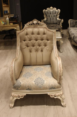 Exklusives Gemütlich Wohnzimmer 3 Sitzer Sofa Modern 2x Sessel Design