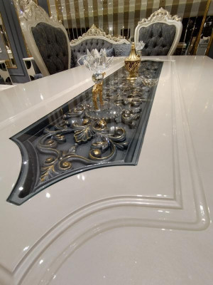 Elegantes Esszimmer Esstisch Luxuriöses Tisch Glamouröses Esstisch Neu