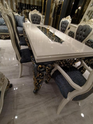 Elegantes Esszimmer Esstisch Luxuriöses Tisch Glamouröses Esstisch Neu