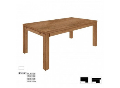 Moderner Tisch Esstisch Holz Holztisch Esszimmer Wohnzimmertisch Massivholz Neu