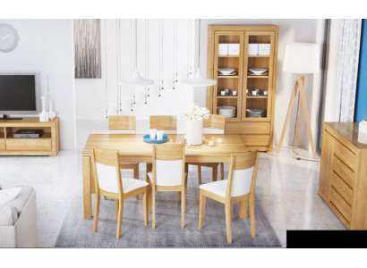 Esstisch Holz Tische Wohn Ess Zimmer Tisch Massivholz 200x90cm Esstische Massiv