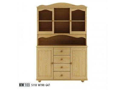 Buffet,Anrichte,Esszimmerschrank, Geschirrschrank Vollholz Schrank Holz Schränke