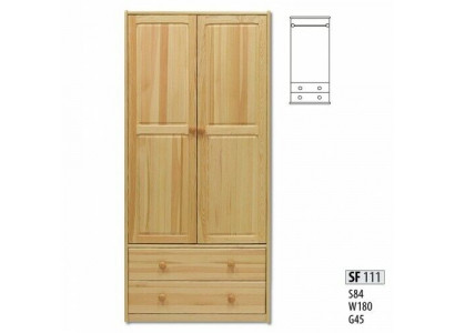 Kleiderschrank Kiefer Schrank Vollholz massiv Schlafzimmerschrank Schränke Neu