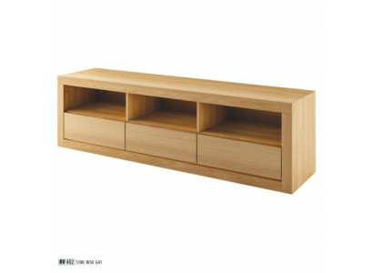 Sideboard TV Lowboard RTV Schrank Wohnzimmer Handarbeit Vollholz Schrank Holz