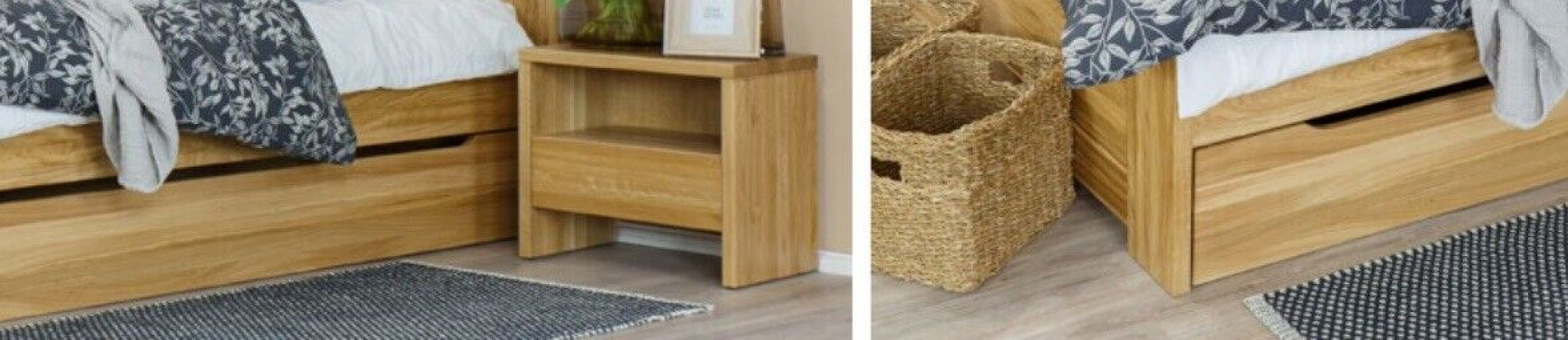 Schlafzimmer Holzbett Echtes Holz Bett Betten Hotel 180x200 cm Stil Massive Möbel