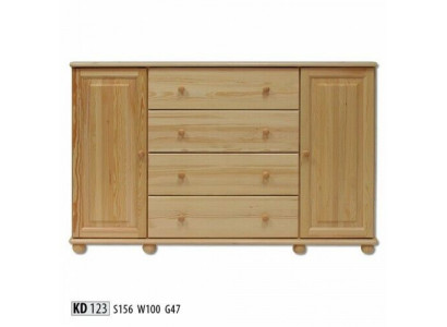 Massive Kommode Anrichte Sideboard Schrank Möbel Kommoden Echtholz Lowboard Neu
