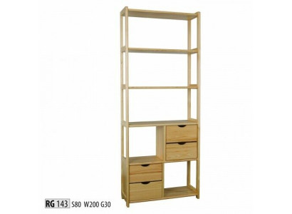 Regal Bücherschrank Schränke Bücherregal Wohnwand Wohnzimmer Wand Design