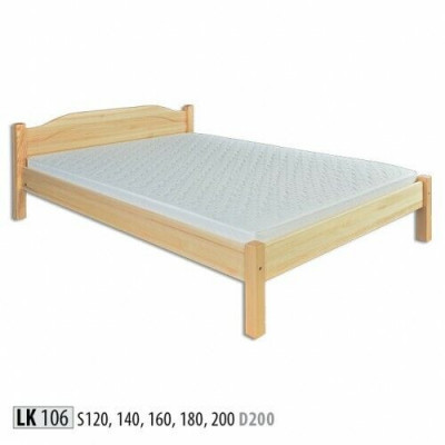 Holzbett Echtes Holz Bett Hotel 200x200 Stil Massive Möbel Schlafzimmer