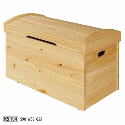 Deko Box Vollholz Möbel Holz Möbel Handarbeit Schatule Truhe Echtholz 90x55cm