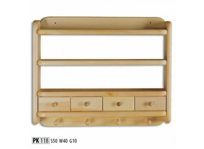 Schrank Vollholz Möbel Holz Regal Massivholz Wandschrank Regale Küchenschrank