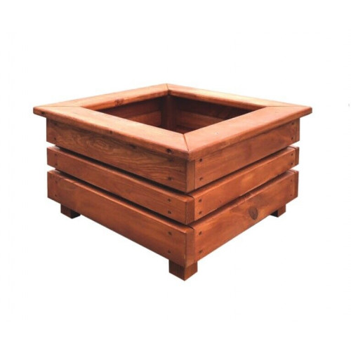 Hölzerne Blumentasche Blumentöpfe Blumentopf Garten Holztöpfe Handgefertigt