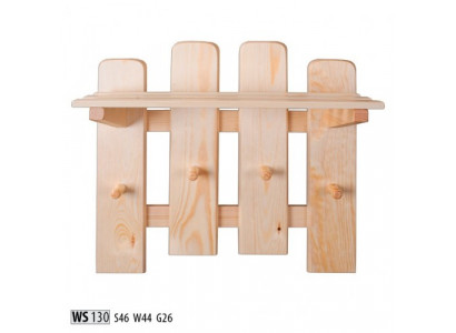 Garderobenpaneel Wandgarderobe Garderobe Garderobenleiste Kiefer Holz Handarbeit