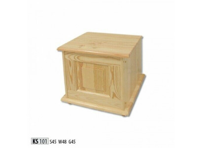 Deko Box Vollholz Möbel Holz Möbel Handarbeit Schatule Truhe Echtholz 45x45cm