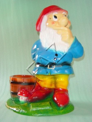 Design Zwerg Figur Garten Statue Skulptur Figuren Skulpturen Dekoration Deko Neu